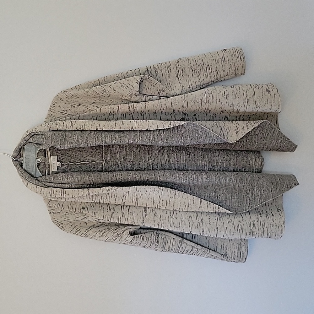 Lucky Brand Oatmeal Heather Cardigan, Size Medium
